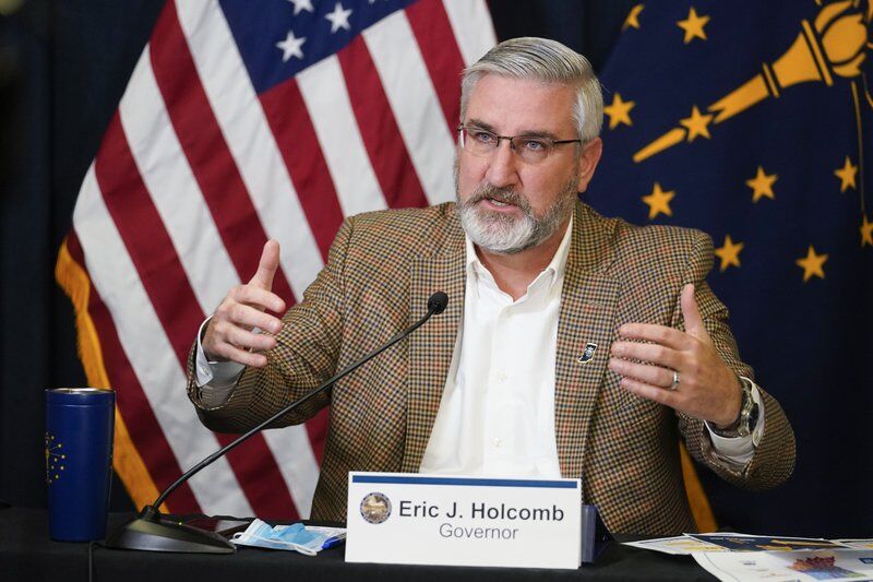 Low-key start to Holcomb's new term as Indiana governor